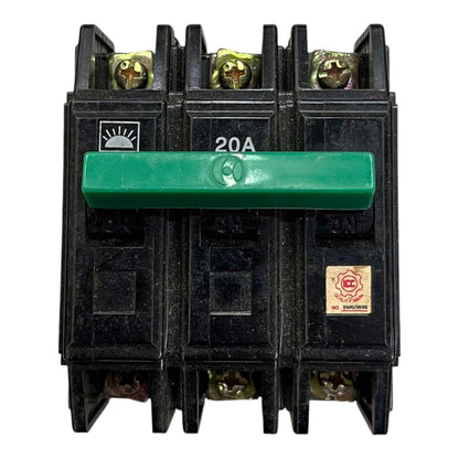 Taiyou 20A 3 Pole Bolt On Type Circuit Breaker DZ12-60C3P20A