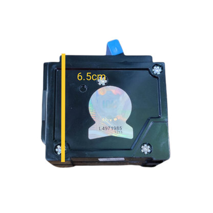 Taiyou Circuit Breaker 20A 2 Pole Plug-in with black casing and blue switch lever measuring 6.5 cm