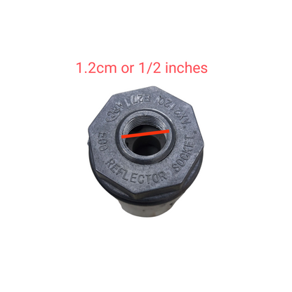 Taiyou Mogul Socket E40 with 1/2 Inch Conduit Connector, Porcelain E40 Socket 10A 220V