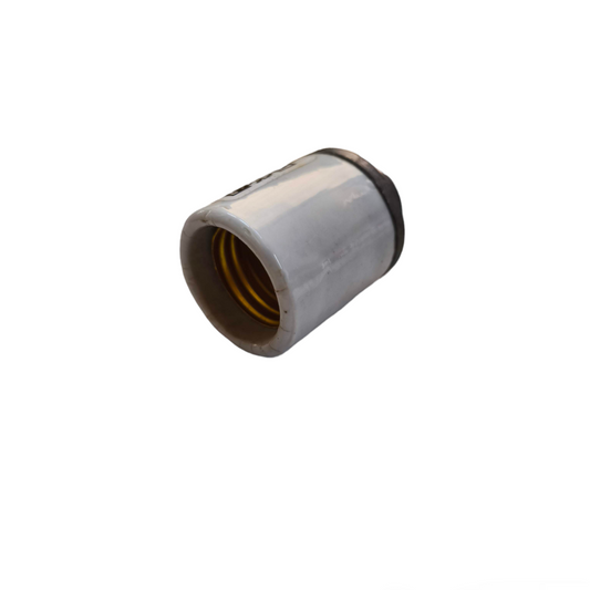 Taiyou porcelain E27 conduit socket lighting installation accessory in white ceramic