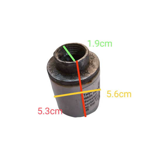 Taiyou porcelain E27 conduit socket for lighting installation and electrical connections