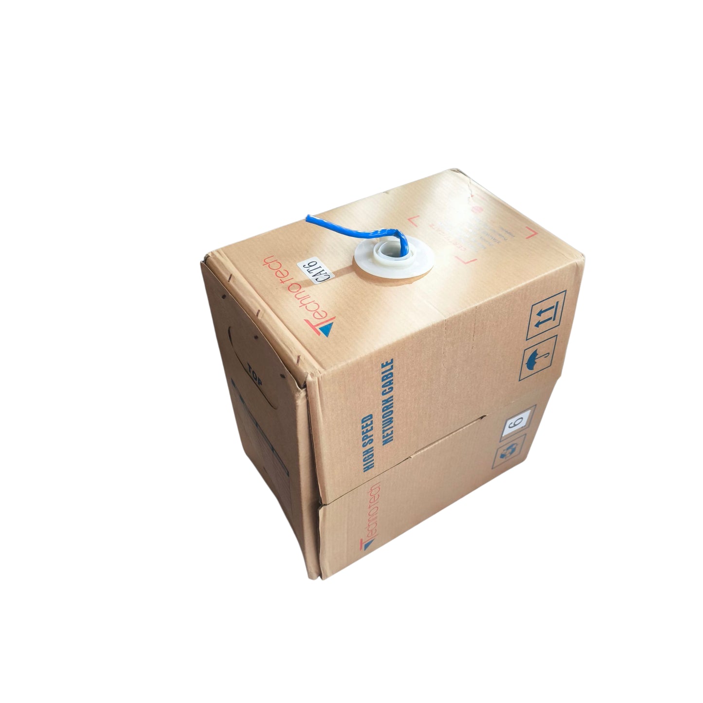 Techno Tech CAT6 LAN Cable Ethernet Cable, Data Cable CAT 6 100 Meters 1 Roll