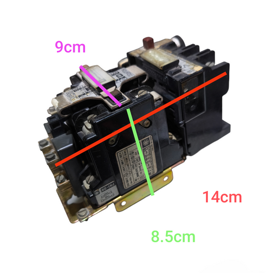 Telemecanique Magnetic Contactor with dimensions 14cm by 9cm by 8.5cm for power control
