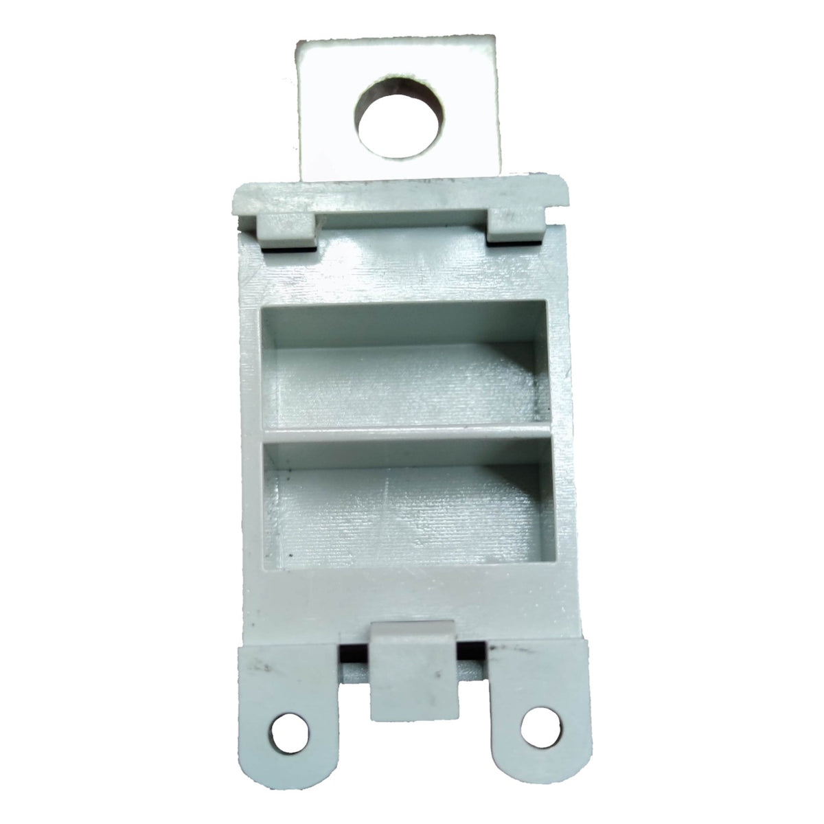 Metal bracket on a white background