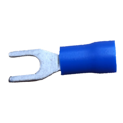 Y Terminal Lugs Blue Insulation 3.5mm for Wiring Projects