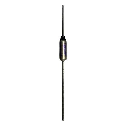 Metallic antenna on a white background