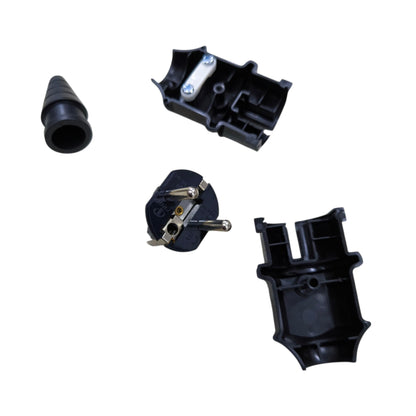 Type E/F CE 7/7 Plug 16A 220V Black Type E or Type F Schuko CE 7/4