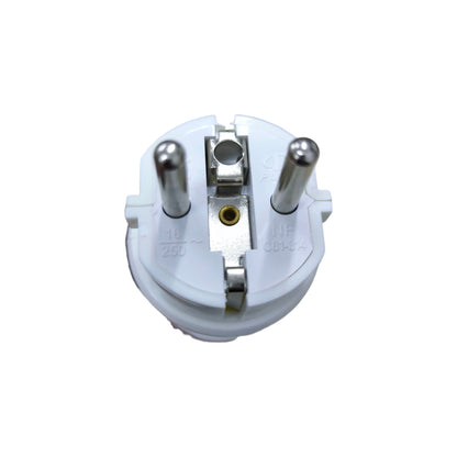 Type E/F CE 7/7 Plug 16A 220V White Type E or Type F Schuko CE 7/4