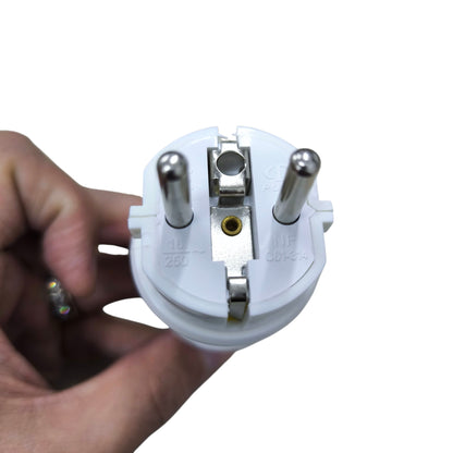 Type E/F CE 7/7 Plug 16A 220V White Type E or Type F Schuko CE 7/4