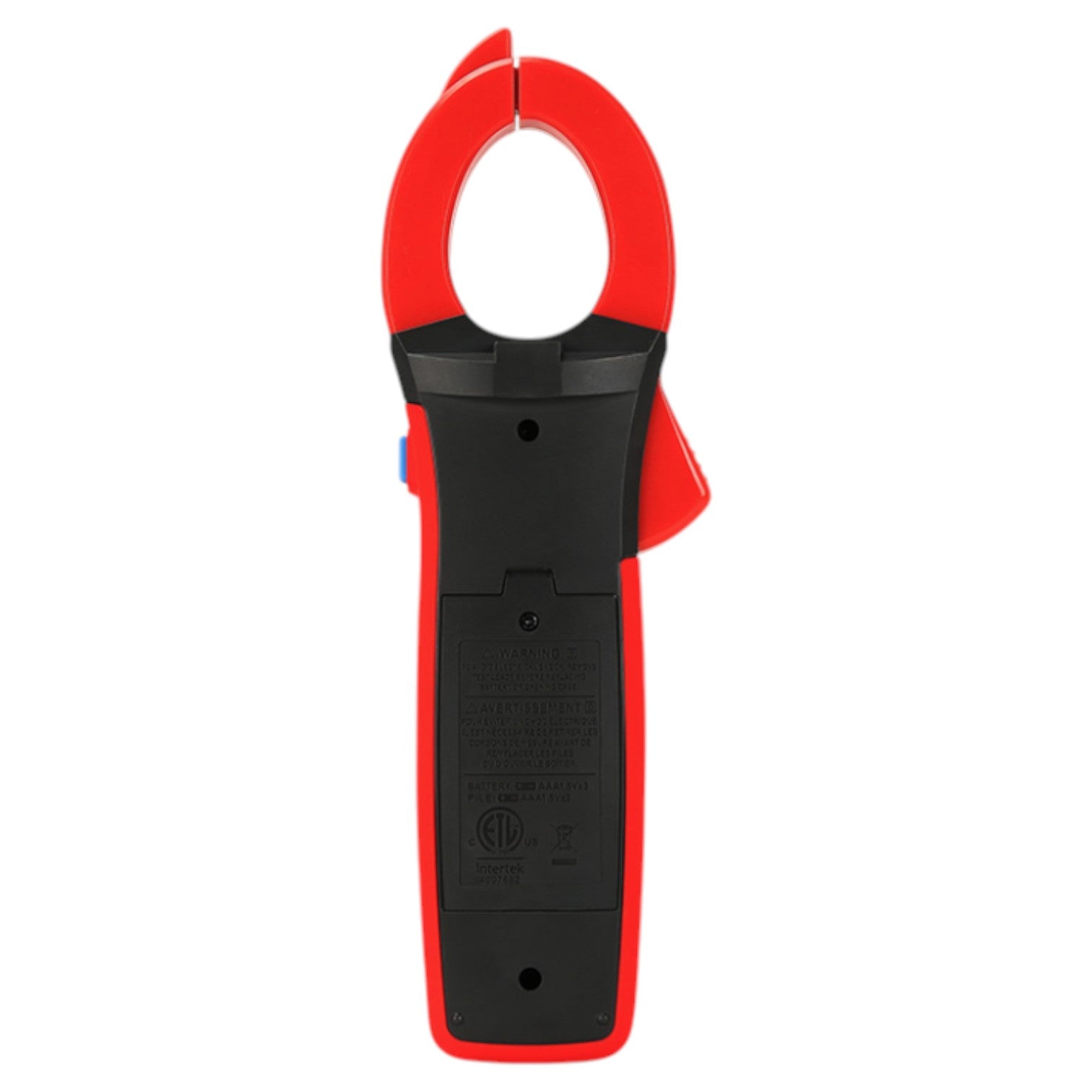 Red and black clamp meter on a white background UNI-T Digital Clamp Tester True RMS 1000A Capacity UT208B Electx Electrical Supply