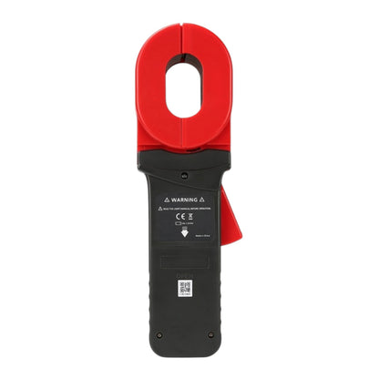 Red and black clamp meter on a white background UNI-T Digital Clamp Type Insulation Tester 40A 600V UT278A+ Digital Resistance Tester Electx Electrical SUpply