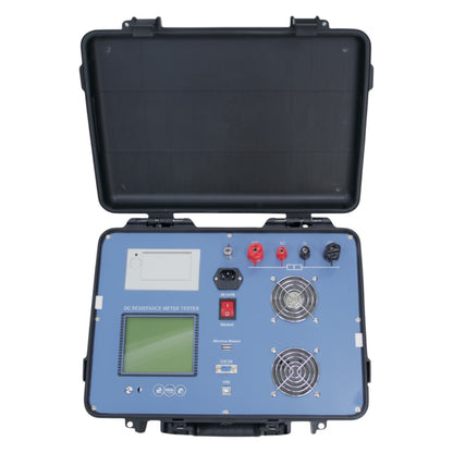 Portable electrical testing device with a black lid on a white background UNI-T Digital Transformer Winding DC Resistance Tester UTG-T213 DC 28V 10mA to 20A Electx Electrical Supply