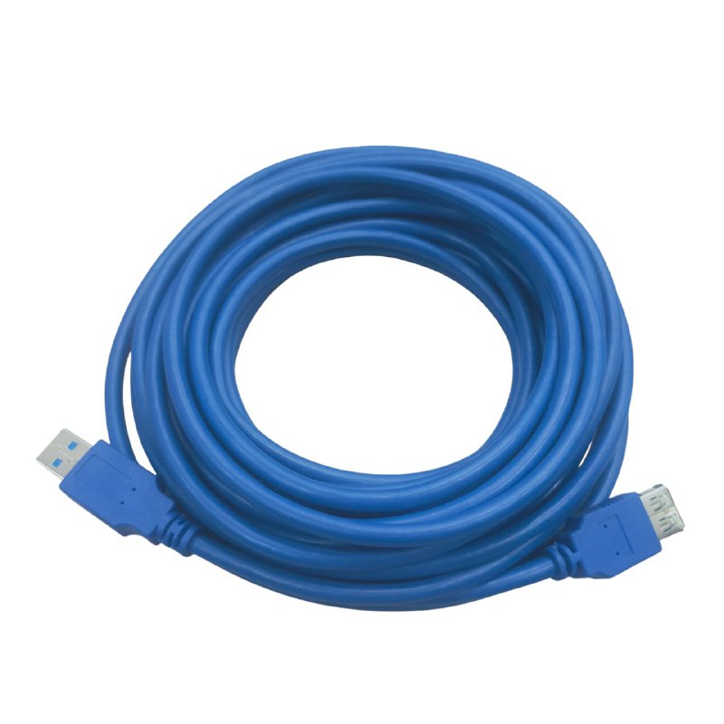 USB 3.0 Male to Female Extension Cable High Speed Blue 9 Meters
