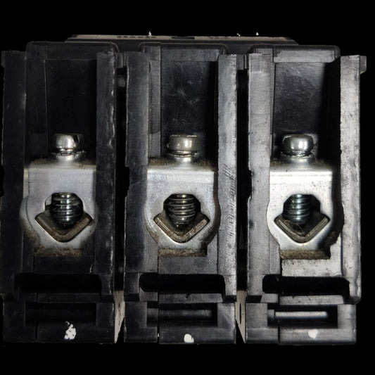 Westinghouse 20A 3 Pole 3 Phase Circuit Breaker Bolt on electrical component close-up