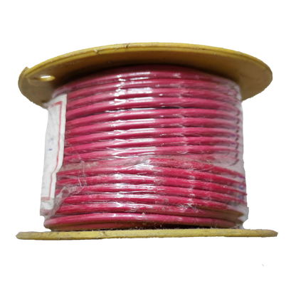 Winflex Auto Wire 14 AWG red spool wire wrapped in plastic on cardboard reel