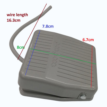 Wixim Pedal Switch,Foot Switch 10A 220 Volts 1NO-1NC