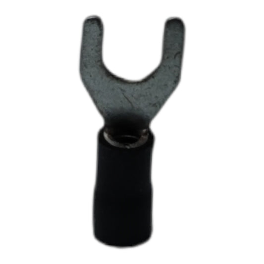 Y Terminal With Insulation 5.5mm wire 5mm Y Size 10PCS, Y Terminal 5.5mm YBB-8 - front view