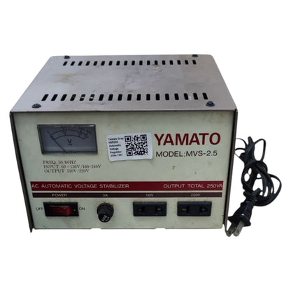 Yamato 250W Automatic Voltage Regulator 220V AVR Servo Motor Japan MVS-2.5 Electx Electrical Supply