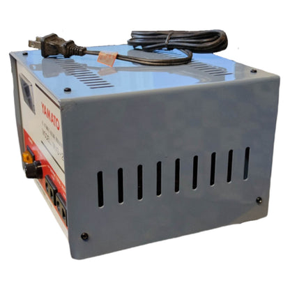 Power inverter with cable on a white background