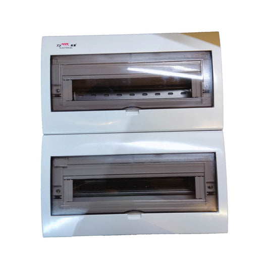 ZY 36 Ways Distribution Box Metal Base, 32 - 36 Ways Panel Board for Miniature Circuit Breaker Metal Base