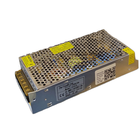 ZwitseRise Power Supply 12V 15A Regulated Output  Input 220V LED Driver 180W /180VA CCTV Power Supply Power Switching Supply Z1215