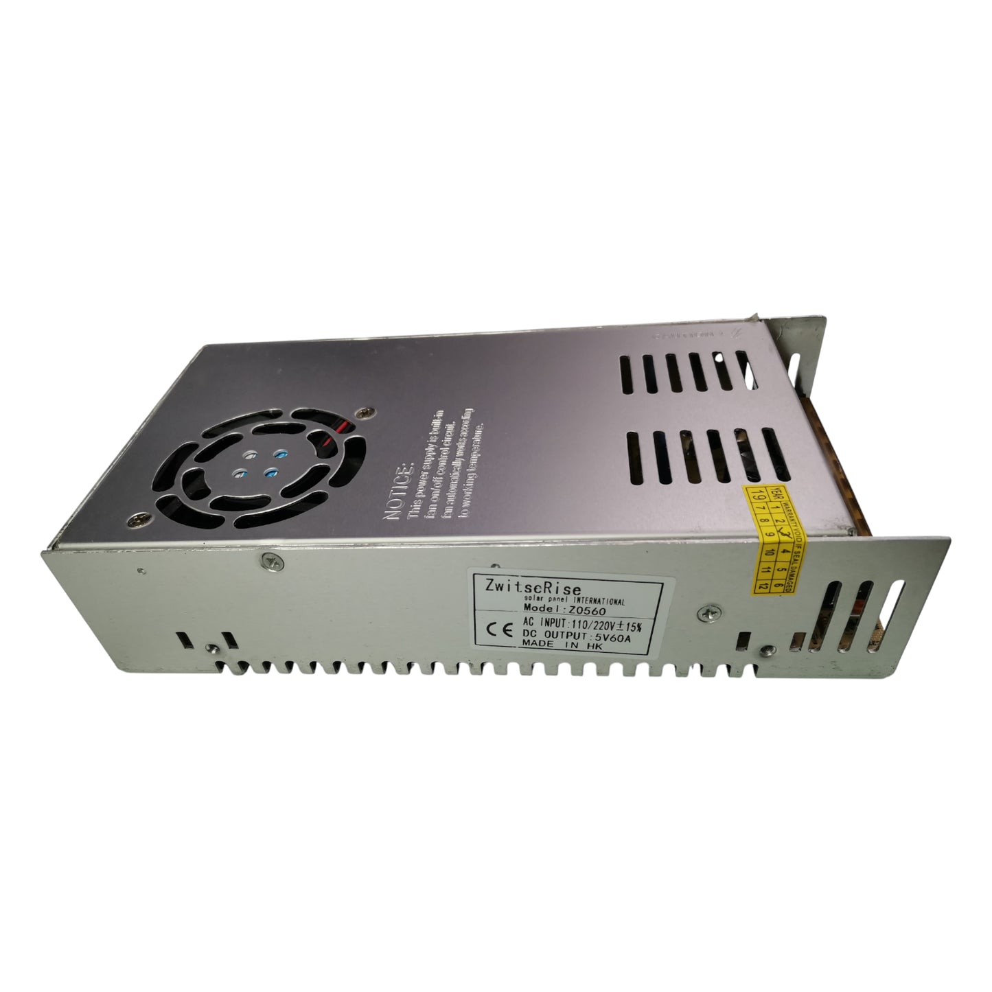 ZwitseRise Power Supply 5V 60A Regulated Output Input 220V  LED Driver 300W CCTV Power Supply  Switching Power Supply Z0560