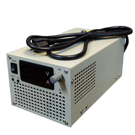 ZwitseRise 48V 30A regulated power supply with digital display and ventilation holes