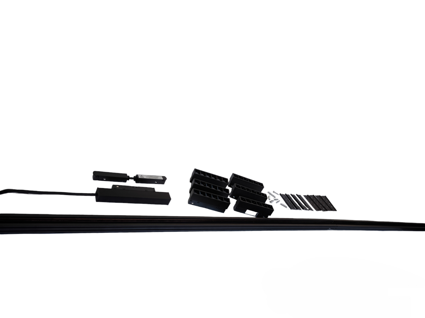 Magnetic Track Light 2 Meters 26mm with 6 pcs 6W Grille Track Light Cool White 4000K and Power Supply 100W 220V ( ILLUMIQ TERRA)