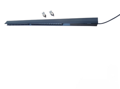 Magnetic Track Light 1 Meter 50mm with 2Pcs 18W LED Grille Track Light 220V Warm White 3000K ( ILLUMIQ TERRA)