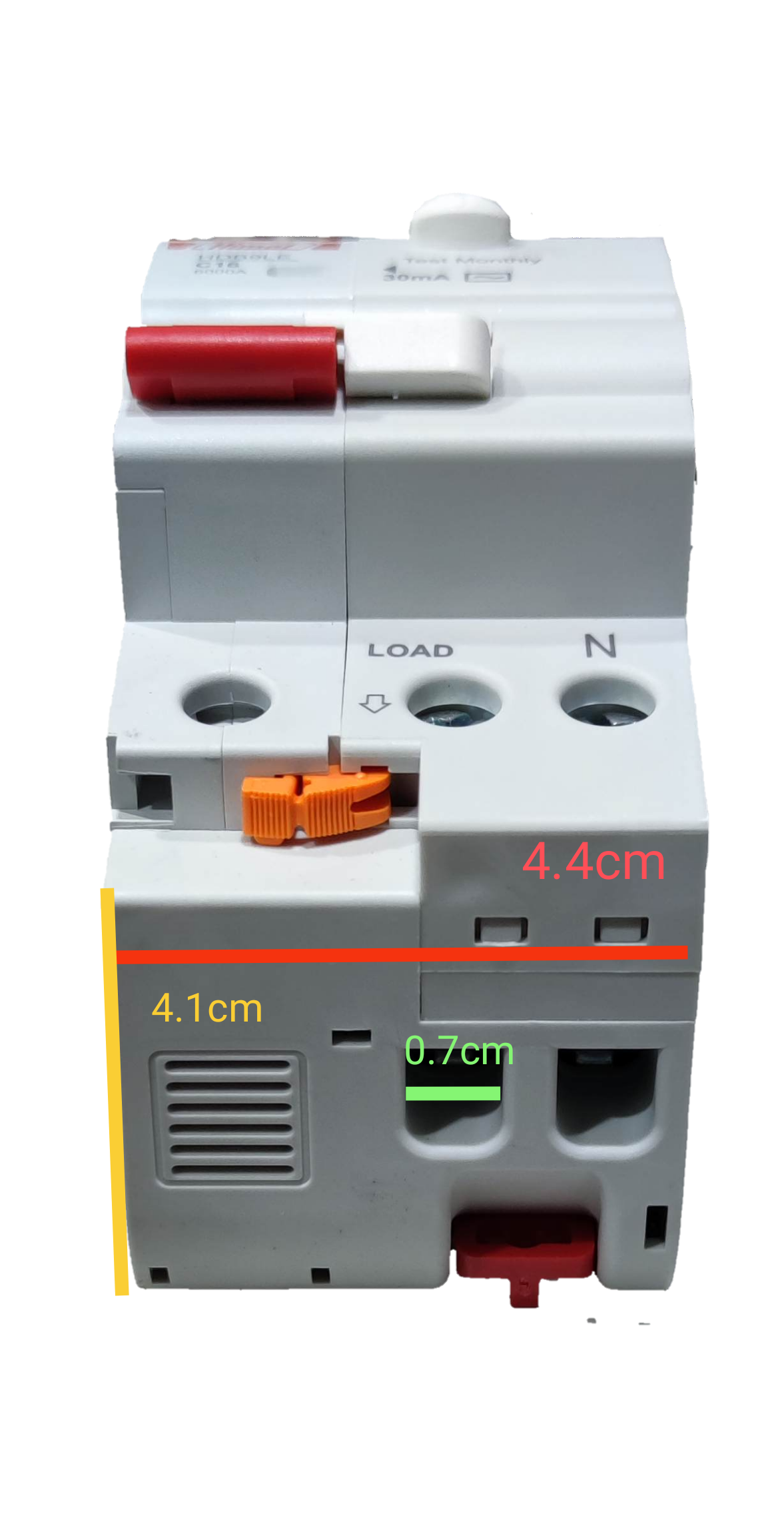 Himel 16A 6 KAIC 30mA 1P+N 220V AC HDB9LEN32IC16S, RCBO Residual Circuit Breaker with OverLoad