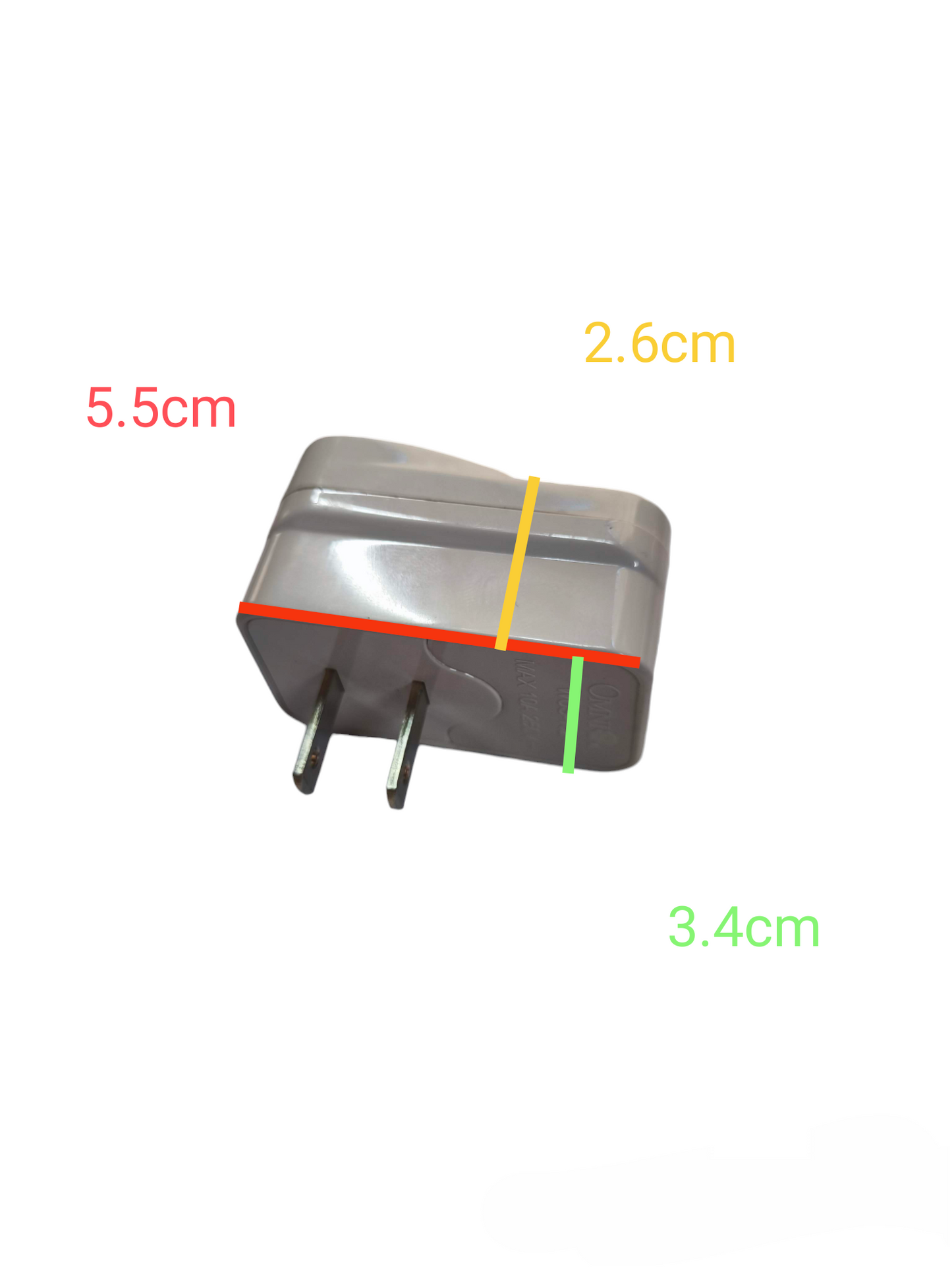 Omni Universal Adaptor with Switch 10A 250V WUS-102