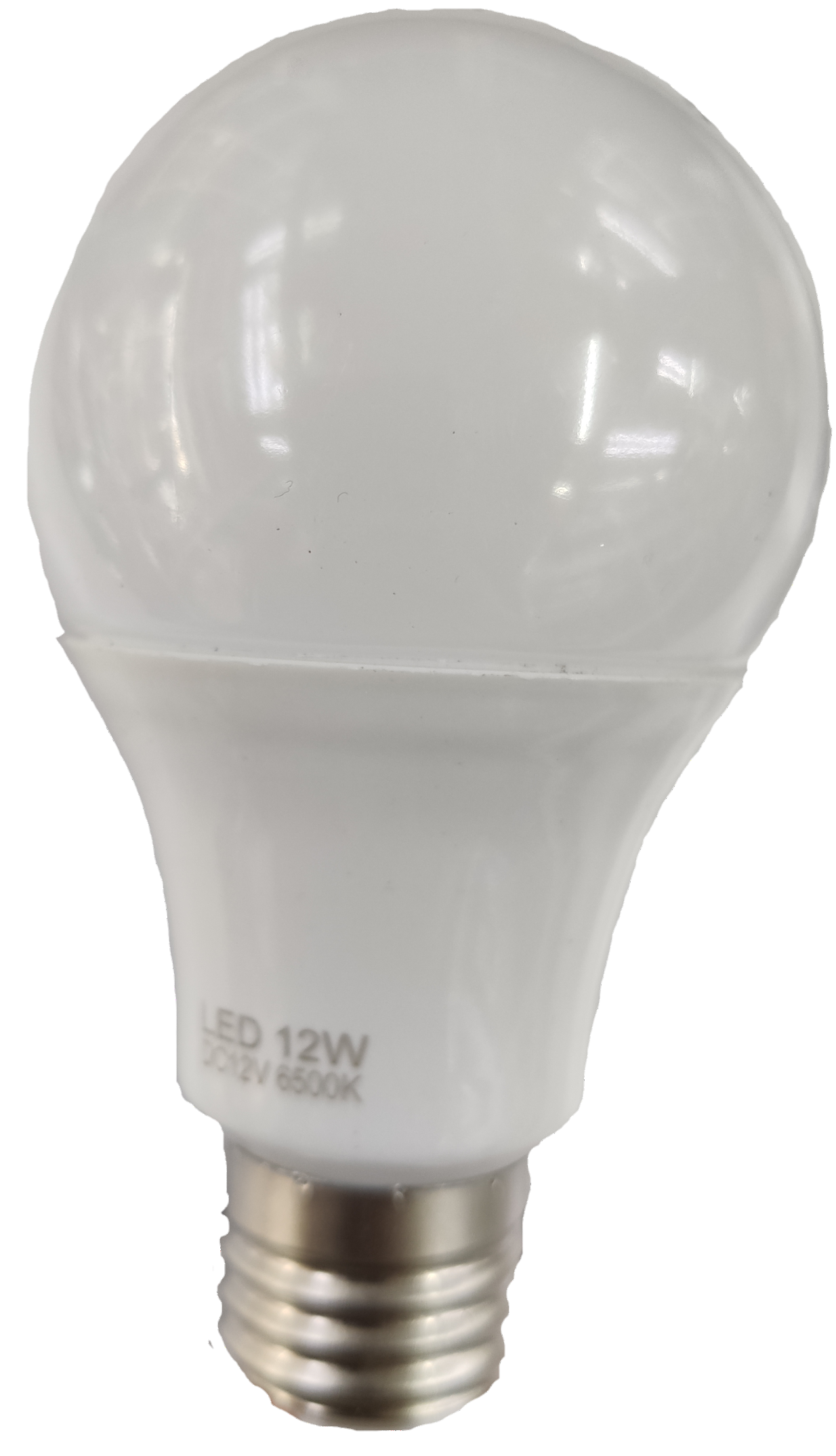 LED Bulb 12V DC 12W E27 Daylight (needs Battery to light up)