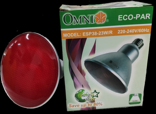 Omni Par 38 23W Red CFL E27 220V