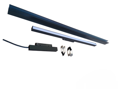 ILLUMIQ TERRA Magnetic Track Light 1 Meter 50mm with 1pc 24W LED Flood Track Light 220V Daylight 6500K