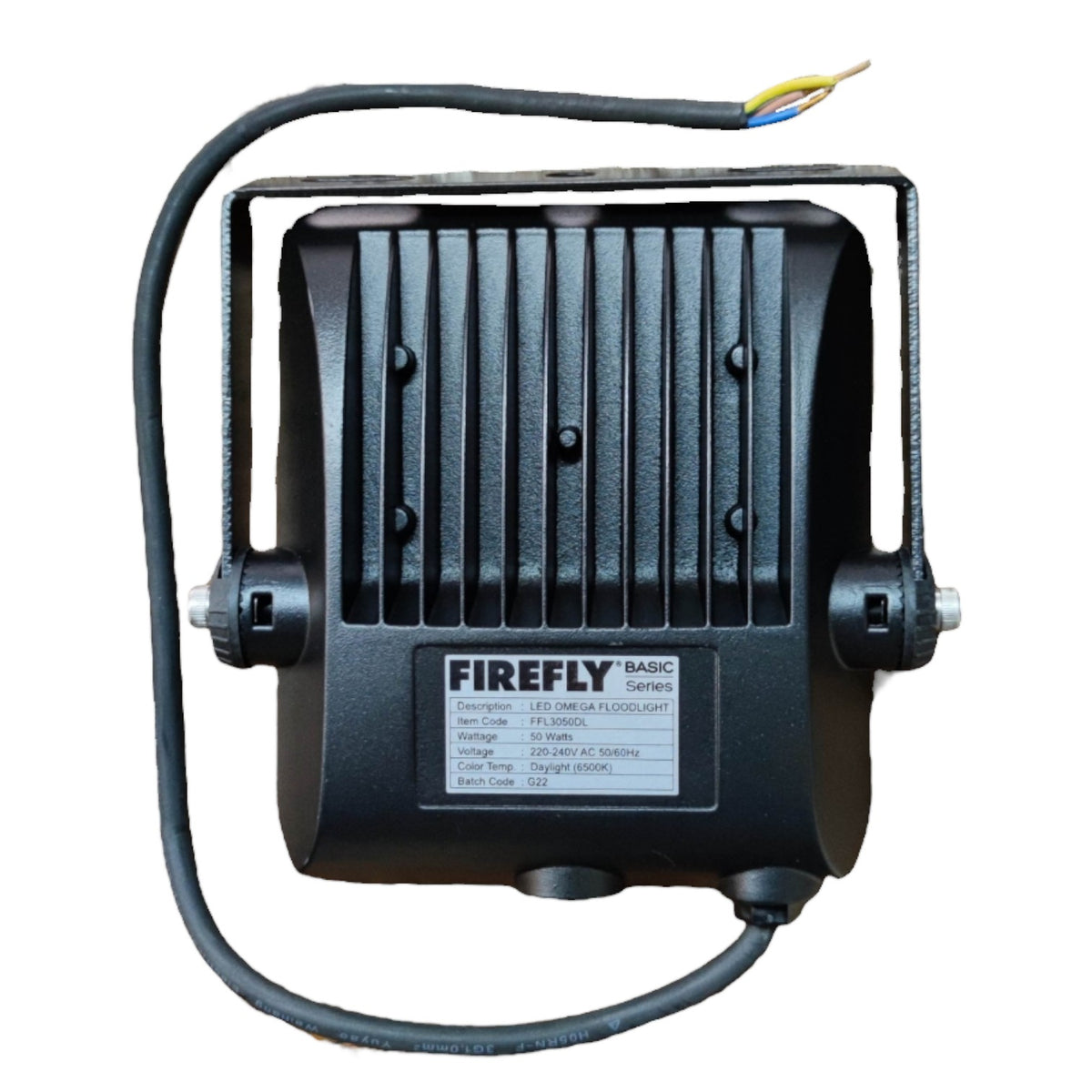 Firefly 50W LED Flood Light 220V Daylight 6500K Omega Series FFL3050DL
