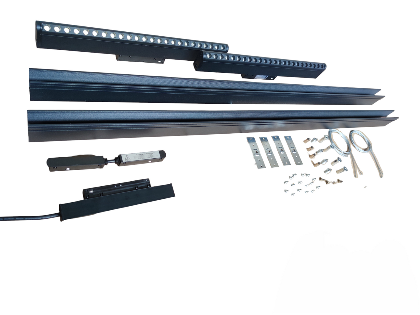 IILUMIQ TERRA Magnetic Track Light 2 Meter 50mm with 2pc 24W LED Rotary Grille Track Light 220V Daylight 6500K