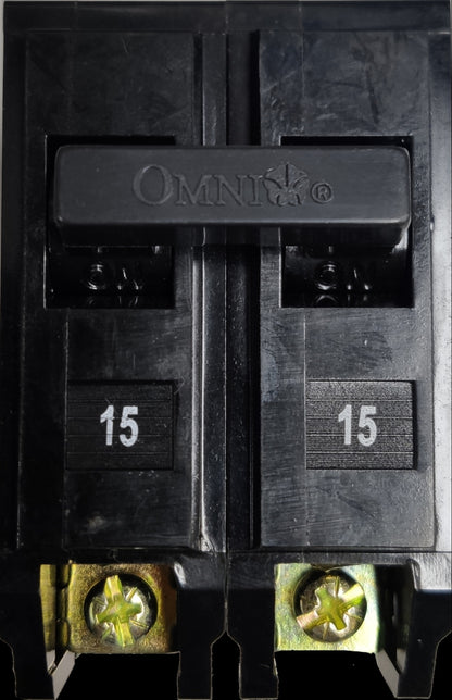 Omni 15A Circuit Breaker Plug-in Type 2Pole 15A 2P Circuit Breakers