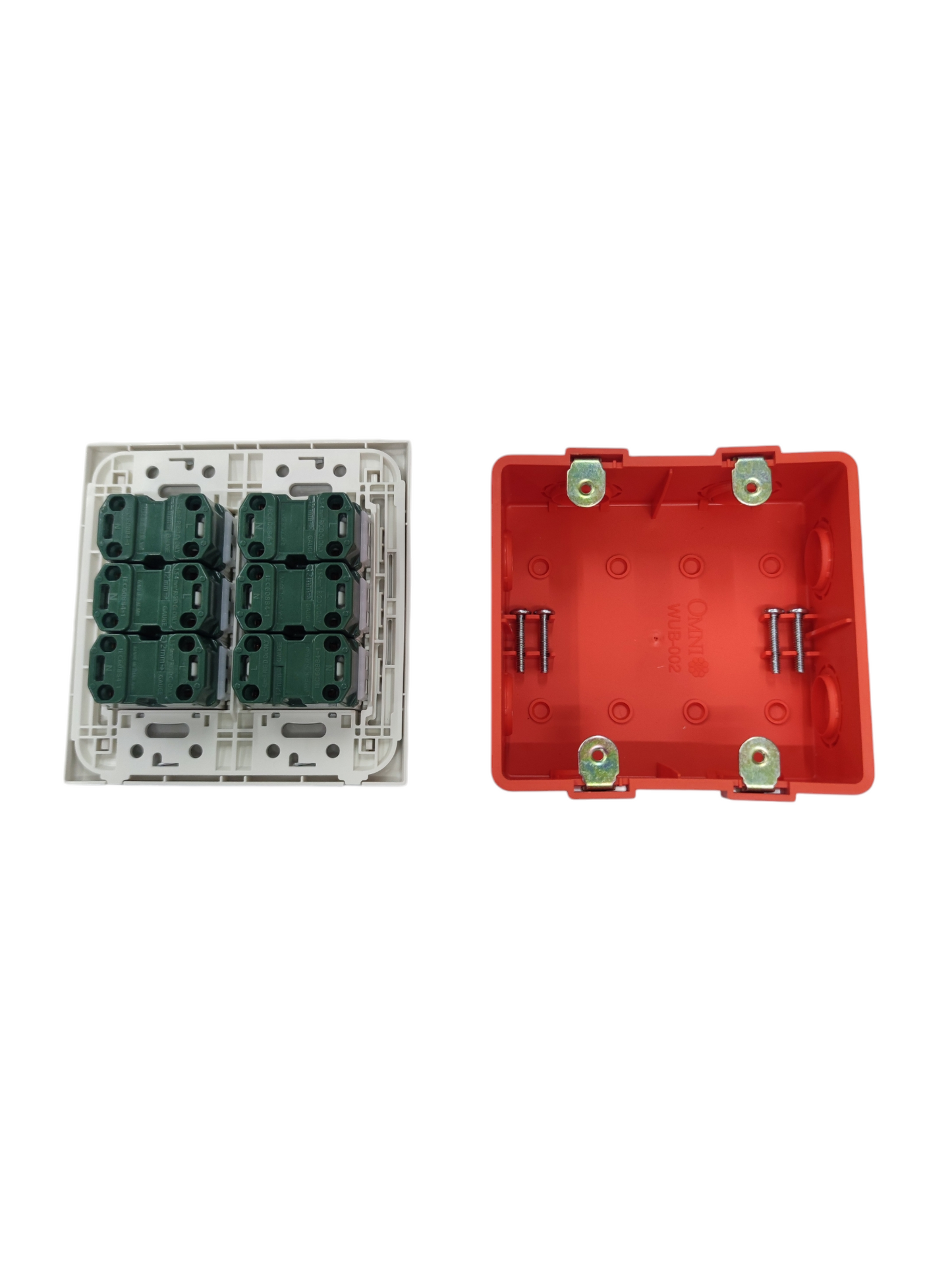 Panasonic 6 Gang Universal Outlet with Utility WEG6806+(6XWEG10919-5)+Utility