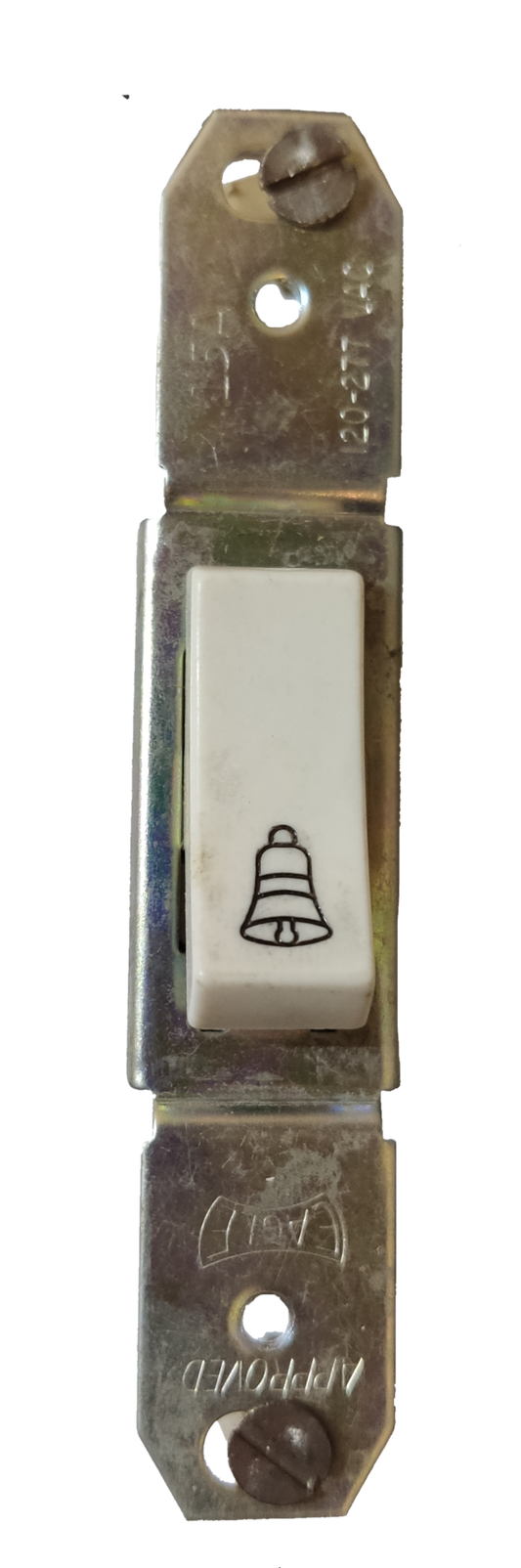 Eagle Door Bell Switch Flush Type , Bell Push Button Switch Modern Series 1406C, Touch-A-Matic Rocker Switch