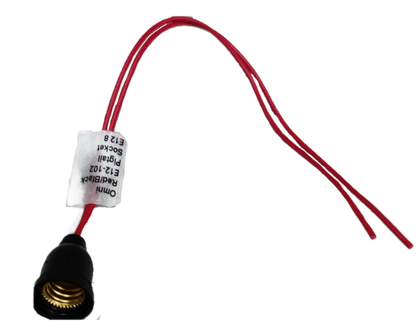 Omni  Pigtail Socket E12 E12-102 (5PCS) , E-12 Rubber Socket