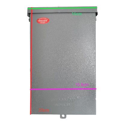 America Nema 3R Panel Box Housing for TQC 2 Pole Bolt-on Circuit Breakers