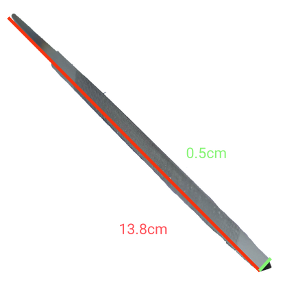 Local Slim Taper File 4 Inches