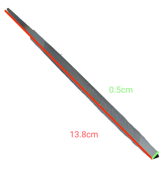 Local Slim Taper File 4 Inches