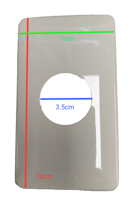 Plate Cover 35 mm Hole , Plate Cover Outlet WNF6253W-8