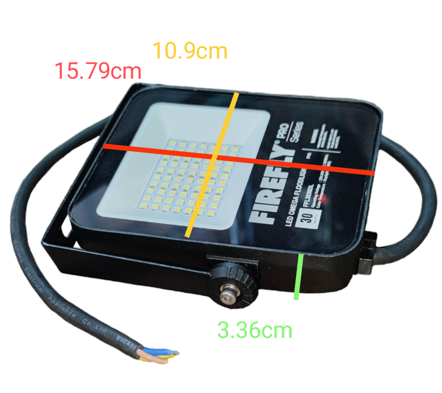 Firefly 30W LED Floodlight 220V Daylight 6500K FFL3030DL Omega Series Flood light
