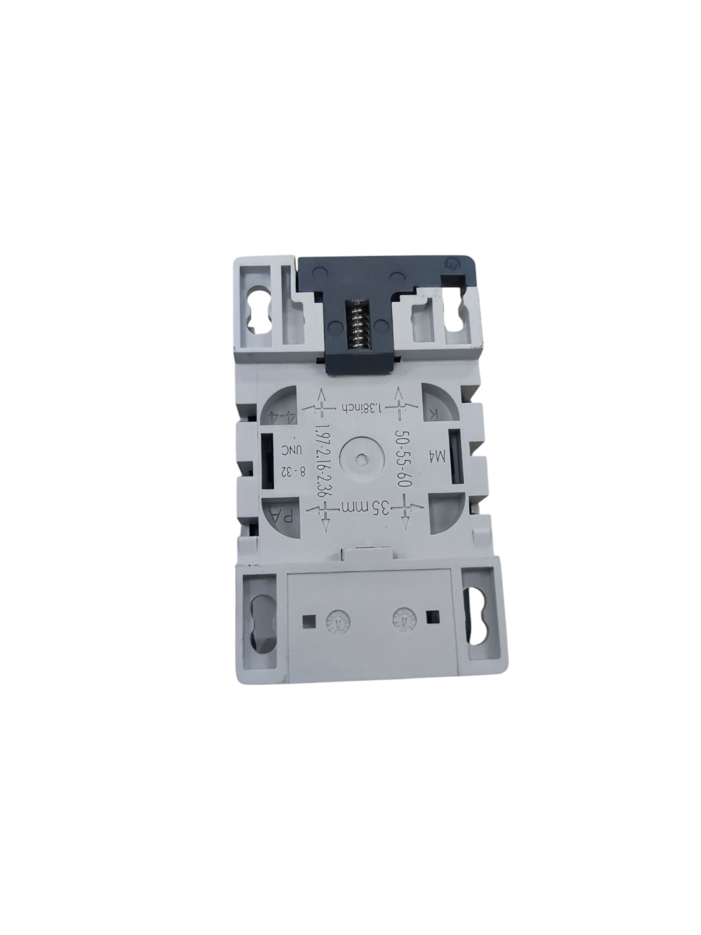 ABB Magnetic Contactor 25A 220V base mounting plate for power points switches and plugs