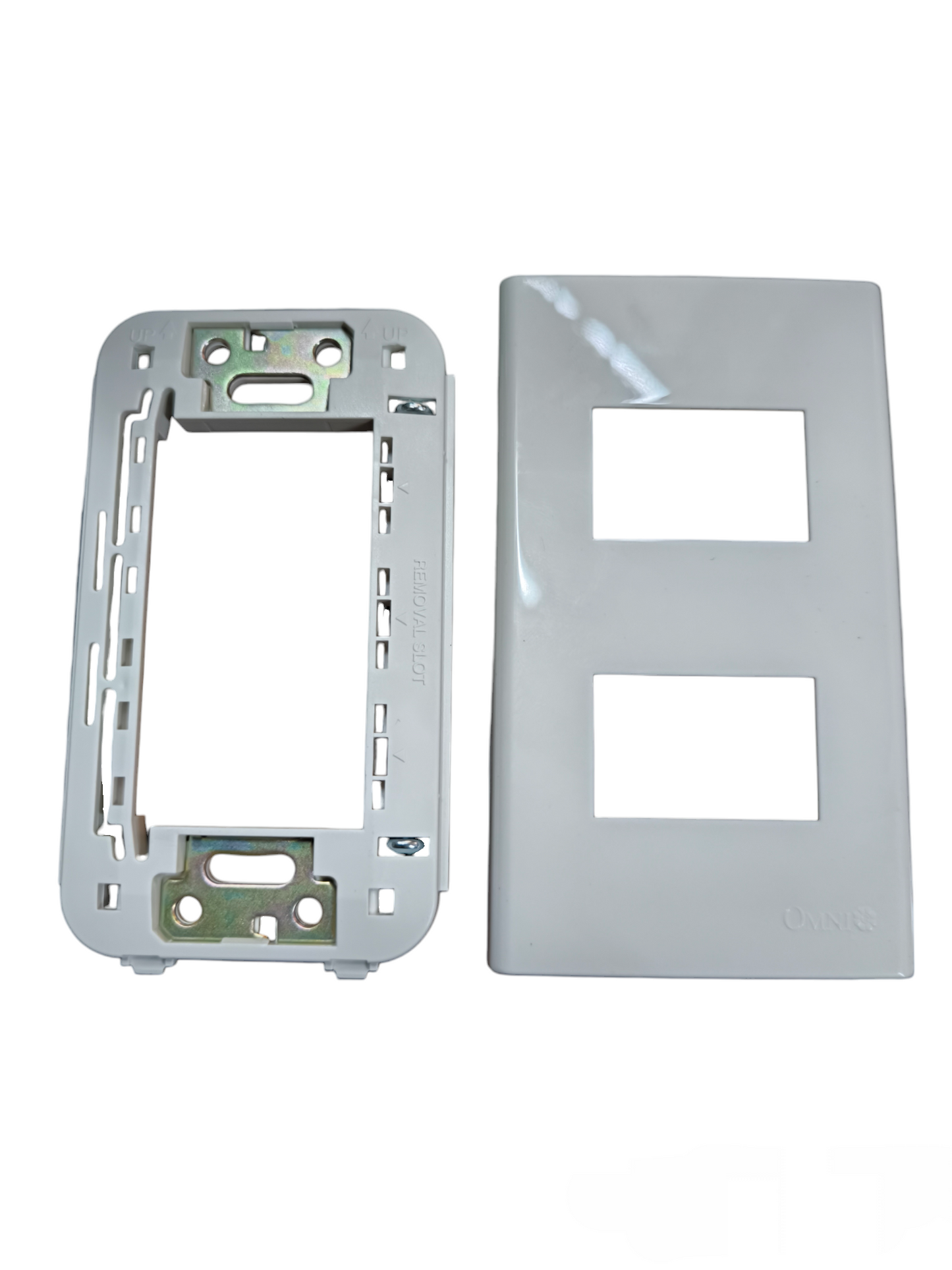 Omni 2 Gang Plate Cover Wide Series WWP-112