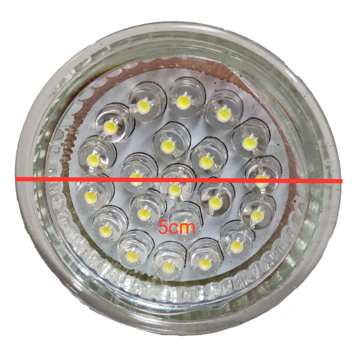 1W LED MR-16 GU5.3 12V Daylight 6500K (21LEDS)