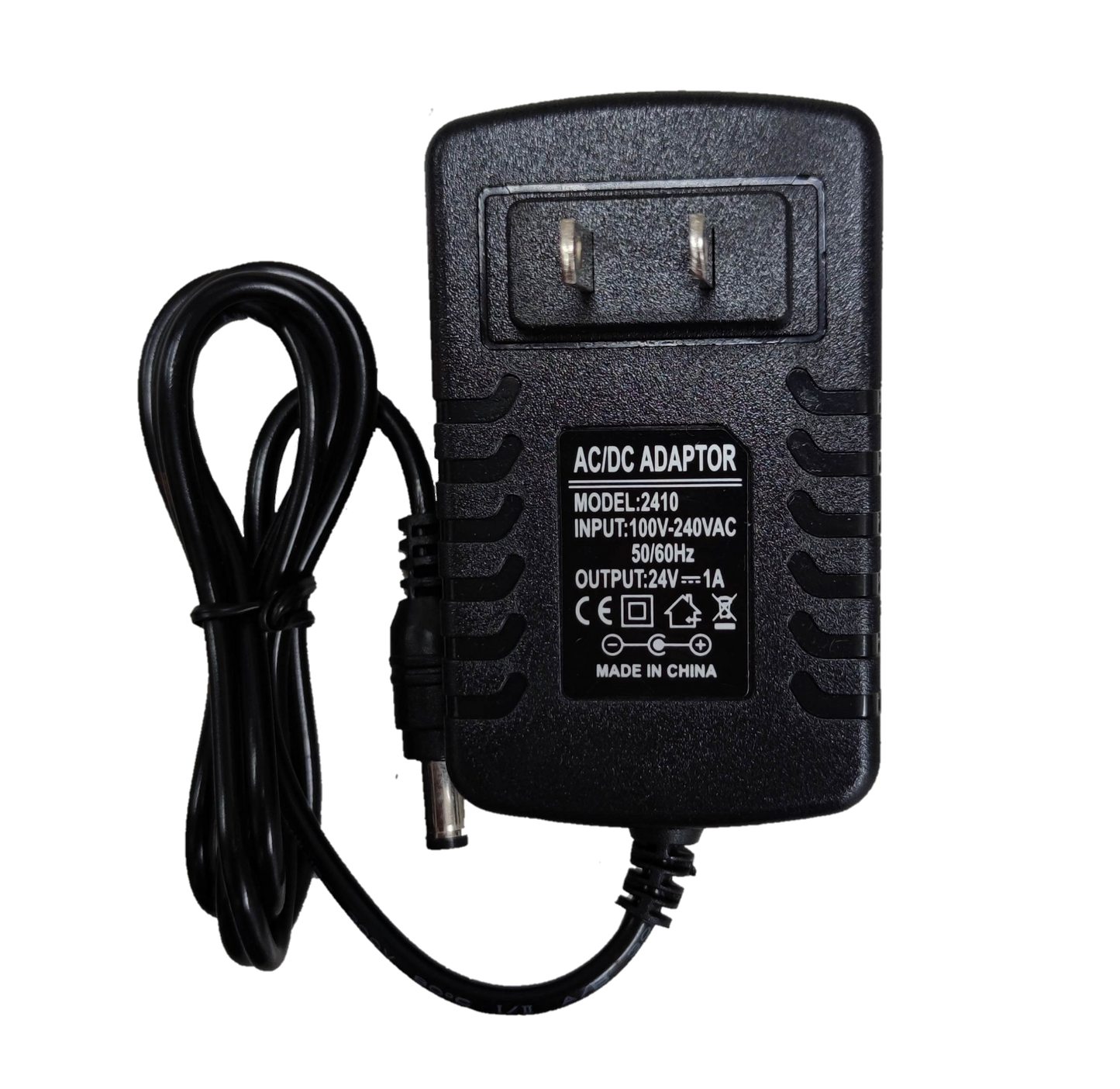 Electx Electrical Supply AC to DC 24V 1A adaptor black power adapter with plug and cord