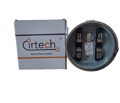 Citrtech Round Meter Base 3/4", Electrical Meter Base, KWH Meter Base